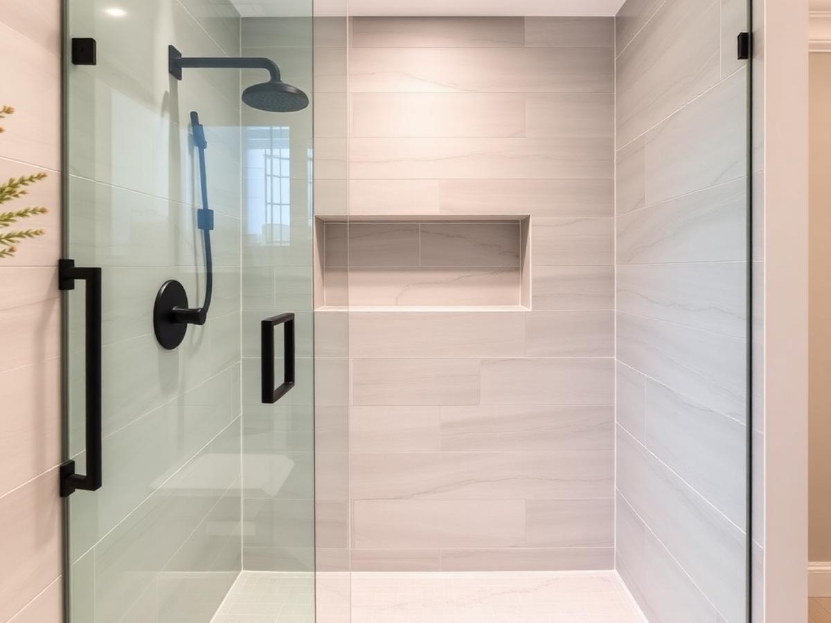 Tile work by HUH Renovations